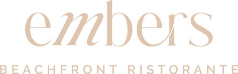 Menu - Embers Beachfront Ristorante