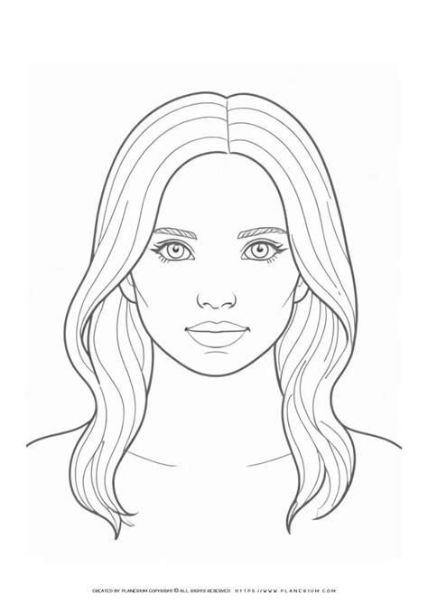 Printable Coloring Pages Faces