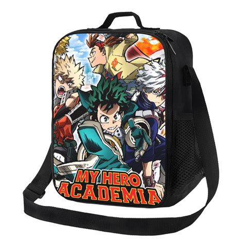 My Hero Academia MHA Insulated Lunch Bag Lunch Box Lightweight Durable ...