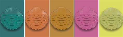 Wonder Fresh Urinal Screen Mat - 6 Pcs Set (Exciting New Fragrances ...