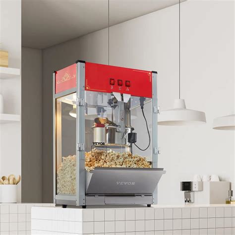 Buy VEVOR Commercial Popcorn Machine, 12 Oz Kettle, 1440 W Countertop ...