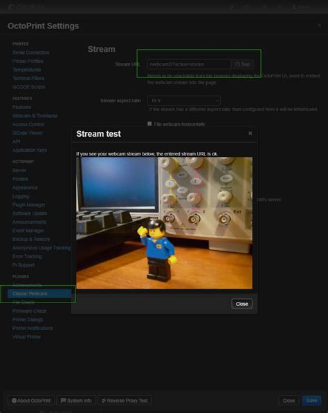 Setting USB Camera OctoPrint 的图像结果