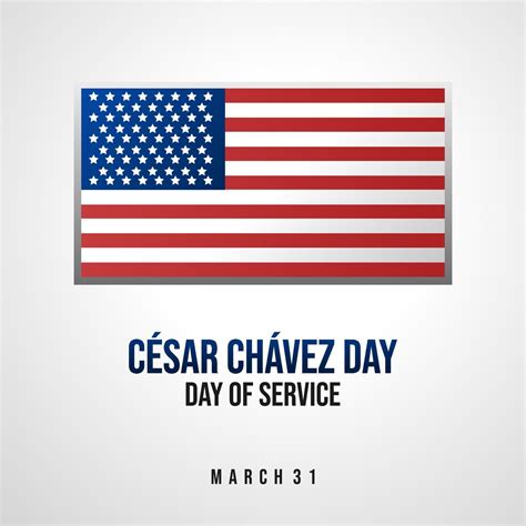 Cesar Chavez, day of service. Vector illustration 17578830 Vector Art ...