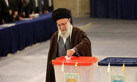 Iran national polls: Supreme leader Khamenei casts vote, says "eyes of ...