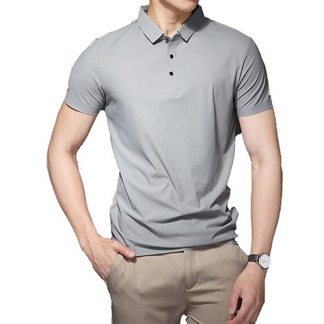 Light Gray Polo Shirts