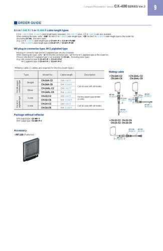 Panasonic Sensor - Panasonic CX-481-P Retroreflective Sensor ...