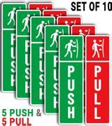 Asmi Collections 18 cm Self Adhesive Vinyl Push Pull Sign Self Adhesive ...