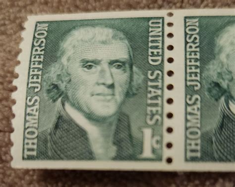3 Thomas Jefferson 1 cent Antique Postage Stamp- Green Rare Vintage | eBay