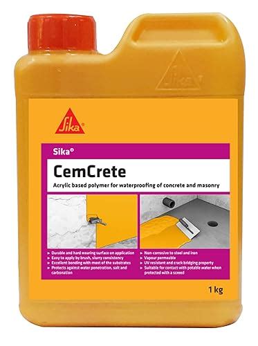Sika CemCrete, Acrylic waterproof coating system for concrete and ...