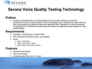 Image result for Audio Quality Testing