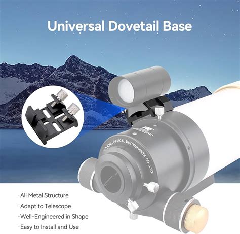 Telescope Net SVBONY Universal Dovetail Base, Finderscope Mount Bracket ...