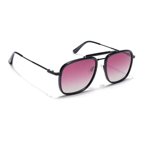 Voyage Select Wayfarer Sunglasses (Light Pink & Clear Lens | Black Fra