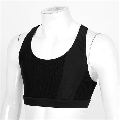 Men Sports Bra Crop Tank Top Vest Y-Back Fitness Muscle T-shirt ...