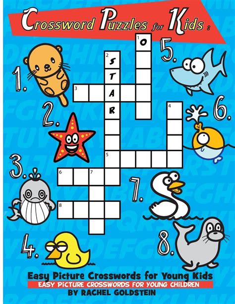 Easy Picture Crosswords For Kids Crosswords For Kids Age Crossword