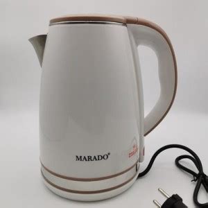 WAIT2SHOP 2.2 Litre Double Wall Kettle Stainless Steel Inner Body ...