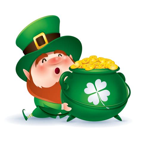 cartoon leprechaun in green top hat 337093 Vector Art at Vecteezy