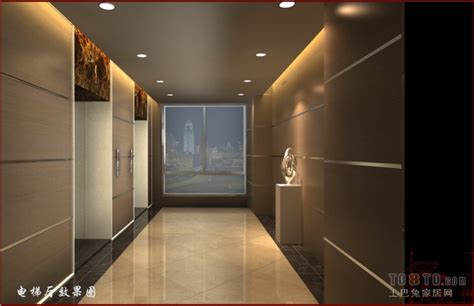 【新提醒】现代电梯厅-室内设计-拓者设计吧