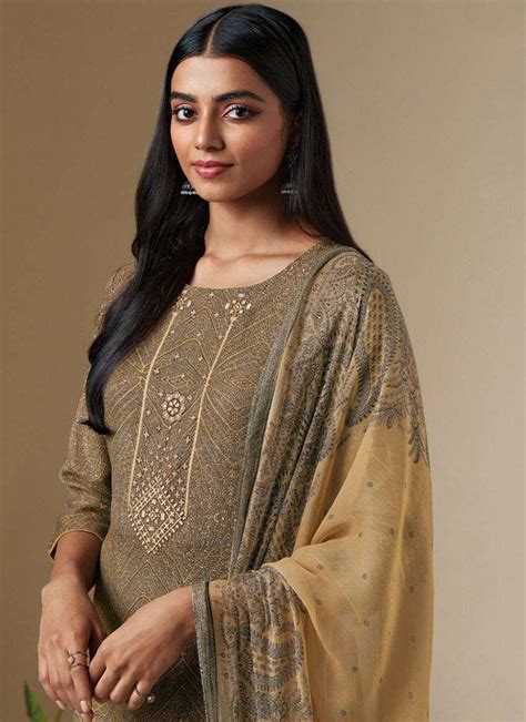 Ganga Pashmina Winter Woolen Unstitched Suit Materials for Women – Stilento