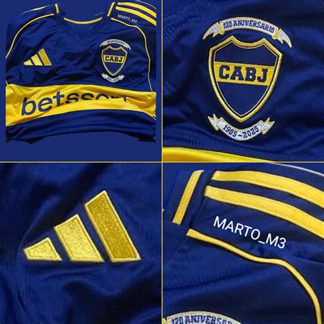 Se filtra la camiseta local 25-26 del 120 aniversario de Boca Juniors ...