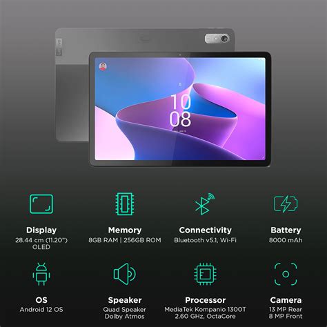 Buy Lenovo Tab P11 Pro 2nd Gen Wi-Fi Android 12 Tablet (11.2 Inch, 8GB ...