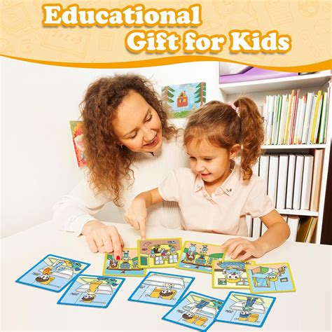 Kasfalci Sequencing Cards,Sequence Board Game for Kids,Speech India | Ubuy