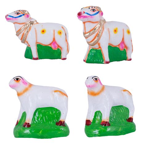 Krishna Govaradhna Giri Set | Clay Doll | Navaratri Doll