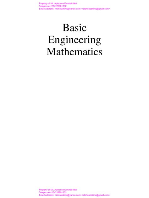 Basic Engineering Maths 的图像结果