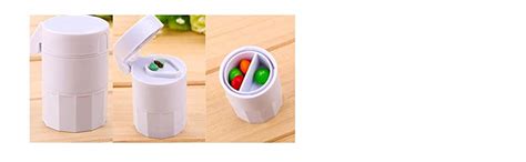 MeeTo Medicine Pill Crusher Container, Cutter and Grinder Splitter ...
