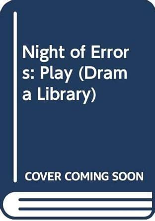 Night of Errors: Play (Drama Library) : Rubinstein, Harold Frederick ...