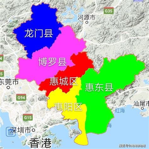 惠州市行政区划图高清,惠州地图区域划分 - 伤感说说吧