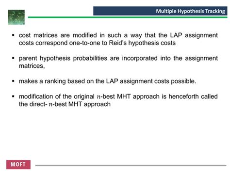 Image result for Multi Hypothesis Tracking Algorithm