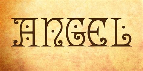 Angel Font FREE Download & Similar Fonts | FontGet
