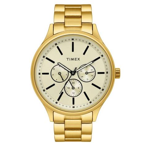 TIMEX ANALOG CHAMPAGNE DIAL MEN WATCH-TWEG18415 – KRISHNA WATCH COMPANY