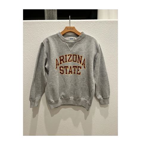 ASU GEAR Poly/Cotton Vintage Sweater -Size M... - Depop