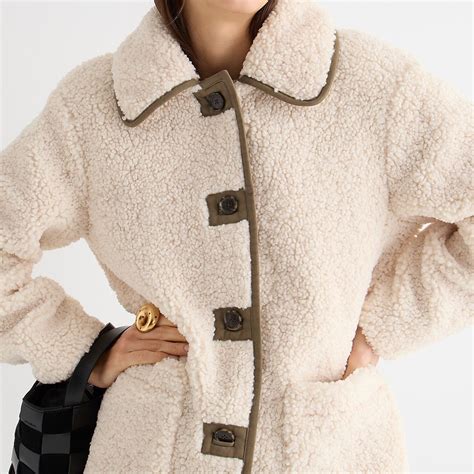 Petite Teddy Sherpa Jacket | Sherpa jacket, Jackets, Jackets for women