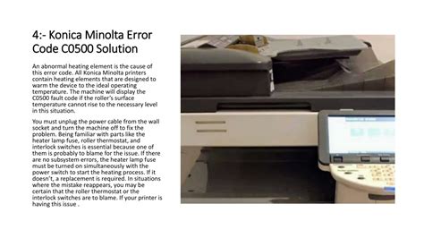 Image result for Konica Error Code Reset C554