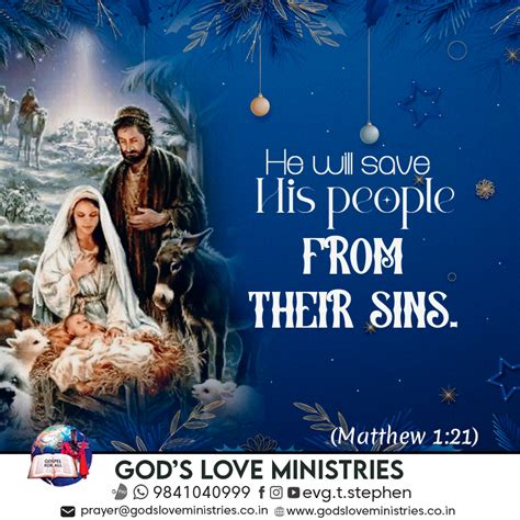 Matthew 1:23 :: God's Love Ministries - Today's Promise