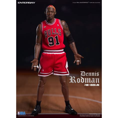 NBA Chicago Bulls Dennis Rodman Real Masterpiece Action Figure - Reissue