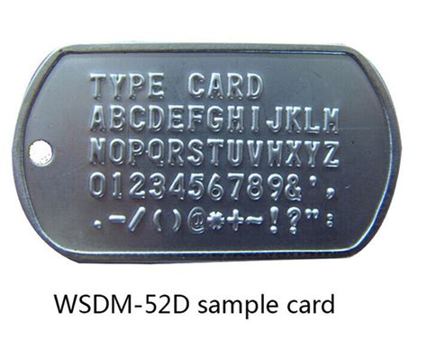 Dog Tag Embosser Machine 52 Characters Dog Steel | Ubuy India