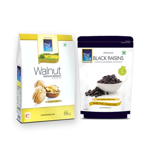 Buy Walnut Kernels Premium Broken 500g (250gX2) and Get Tim Tim Premiu ...