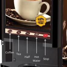 MAZORIA Tea Coffee Soup 3 Flavour Vending Machine (Black) : Amazon.in ...