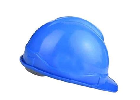 Blue Polymer Nape Type Safety Helmet with Chin Strap, SH-701-B,PC-1700