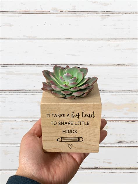 Teacher Appreciation Gift Preschool Teacher Gift Plant Set - Etsy