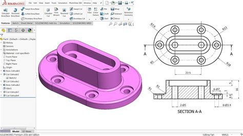 Image result for Solidworks Tutorial Simple Example