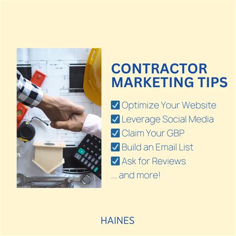 Contractor Tips 的图像结果