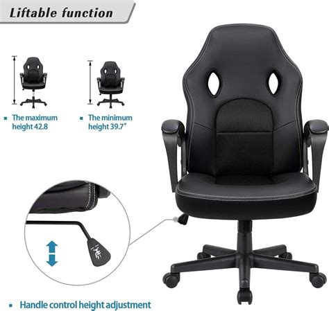 Buy Furmax Office Chair Desk Chair Leather Gaming Chair Computer Chair ...
