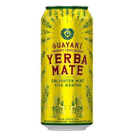 Guayaki Yerba Mate Enlighten Mint 458ml – Good Nature Health Foods