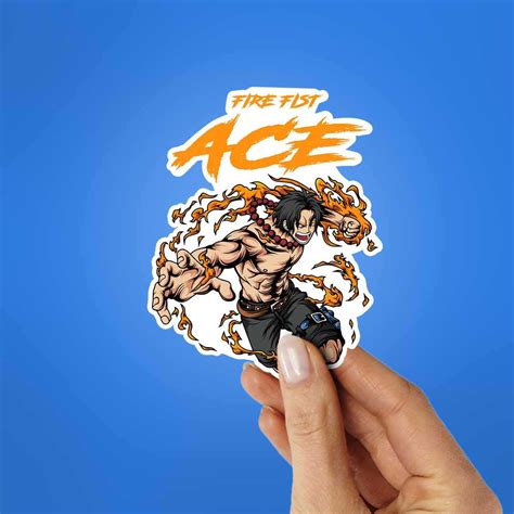 Buy Ace Fire Fist Sticker Online | Premium Waterproof Vinyl | STICK IT UP