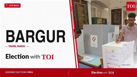 Bargur assembly results 2026: AIADMK’s EC Govindarasan wins by 4,241 ...
