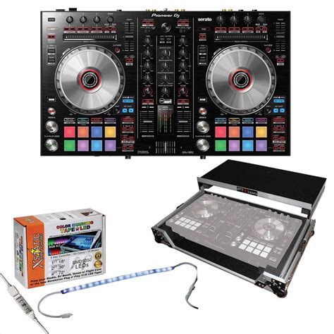 Buy Pioneer DDJ-SR2 2-Channel Serato DJ Controller + Chrome/Silver ATA ...